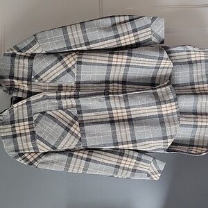 Plaid Oversize Shirt Jacket